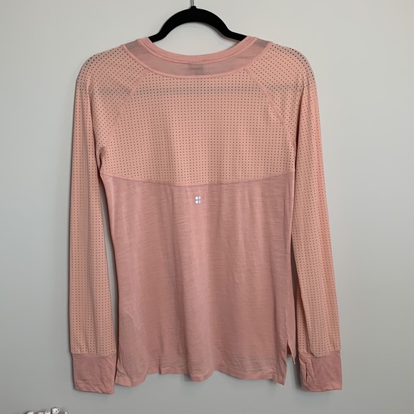 Sweaty Betty Breeze Running Top Pink Size XS - Picture 8 of 11
